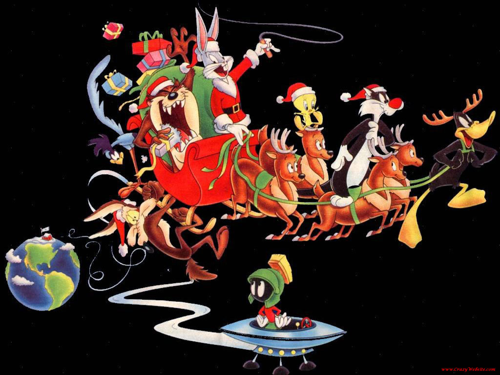 1024 X 768 Fondo Navidad Warner Brothers Looney Tunes Cartoons  Tunes    