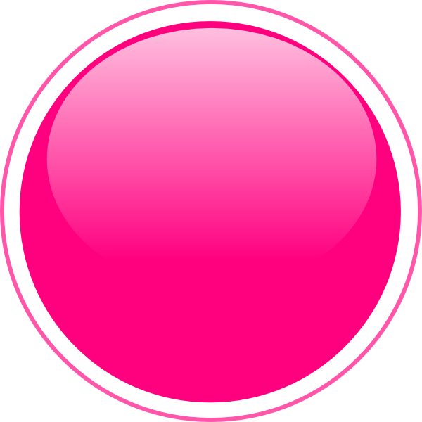 Glossy Pink Circle Button Clip Art  Png And Svg