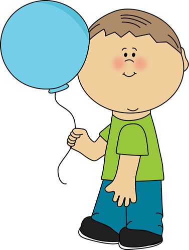 Little Boy Clip Art Little Boy Holding A Balloon Png
