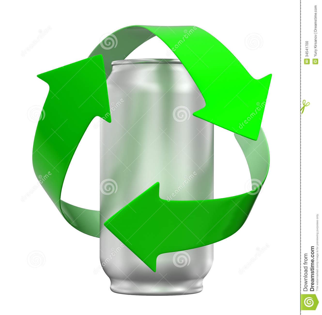 Recycling Can Stock Photo   Image  34541700