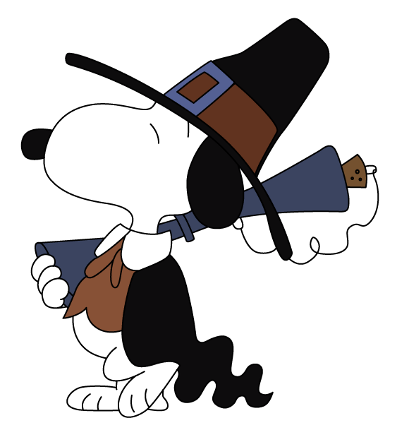 Thanksgiving Snoopy Pilgrim Image