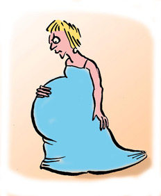 13 Cartoon Pregnant Woman Free Cliparts That You Can Download To You
