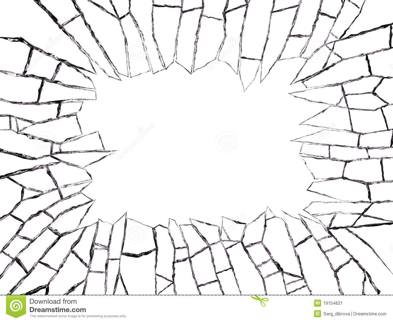 Broken Window Stock Image   Image  19154621