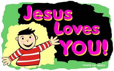 Jesus Loves You   Free Christian Clipart