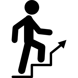 Man Climbing Stairs