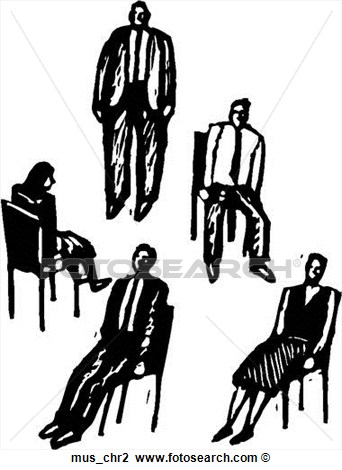Musical Chairs 2 View Large Clip Art Graphic
