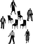 Musical Chairs Clip Art Eps Images  81 Musical Chairs Clipart Vector