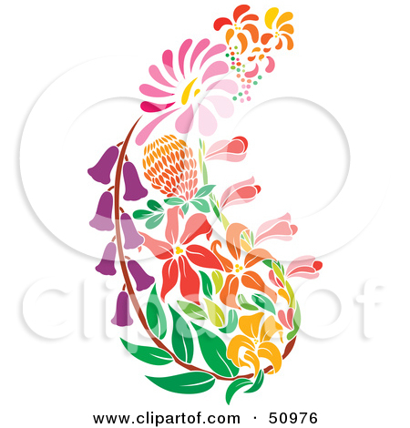 Clipart Flower Head Woman With A Butterfly   Royalty Free Vector