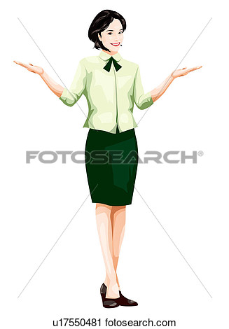 Clipart   Woman In A Business Suit  Fotosearch   Search Clip Art