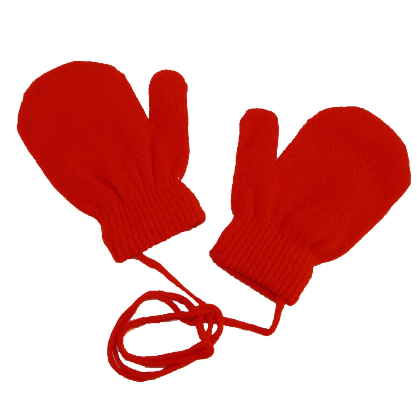 Ctm  Toddler Stretch Mittens On A String