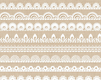 Lace Border Clip Art Lace Borders Clipart Pack With Digital Lace