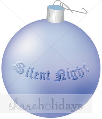 Ornaments Clipart Silver Snowflake Christmas Bulb Clipart Blue Silent