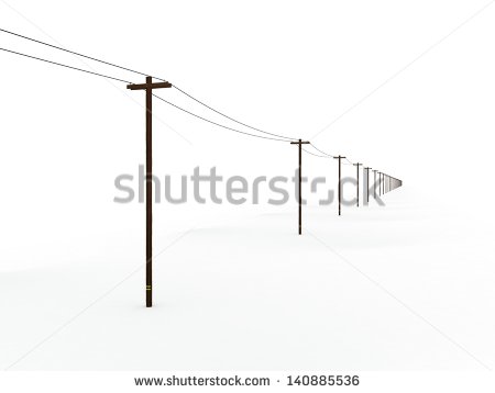 Power Pole Clipart Of 3d Rendered Power Poles