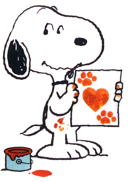 Snoopy Valentine Clipart