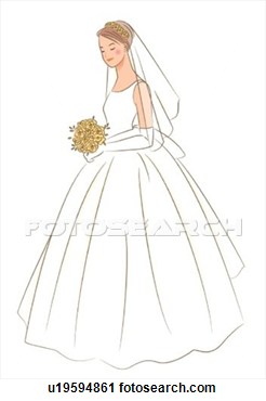     Standing And Holding Wedding Bouquet Made Of Yellow Flowers Side View