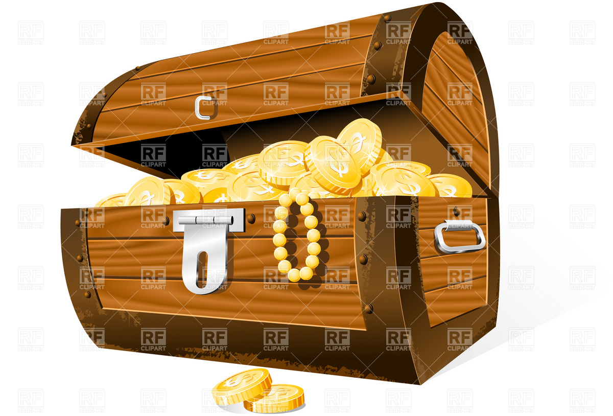 Treasure Chest 4878 Objects Download Royalty Free Vector Clipart