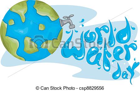 Water Day   Stock Illustration Royalty Free Illustrations Stock Clip