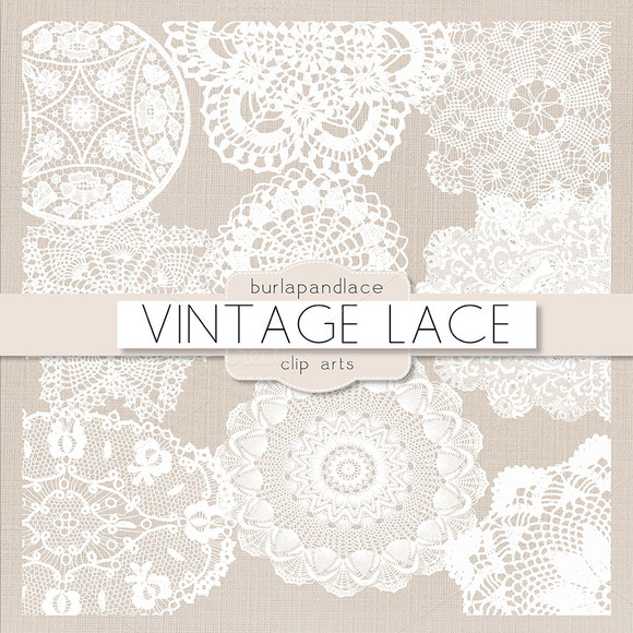 White Vintage Lace   Illustrations On Creative Market
