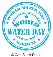 World Water Day Stamp   Grunge Rubber Stamp With Text World   