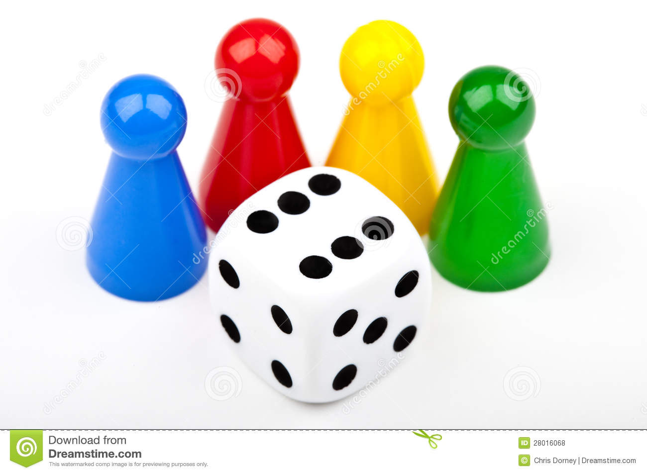 Board Game Pieces And Dice Royalty Free Stock Photos   Image  28016068