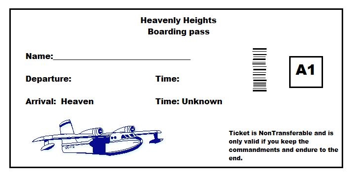Clipart Plane Ticket