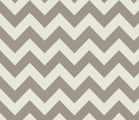 Greige Chevron Fabric By Sparrowsong On Spoonflower   Custom Fabric