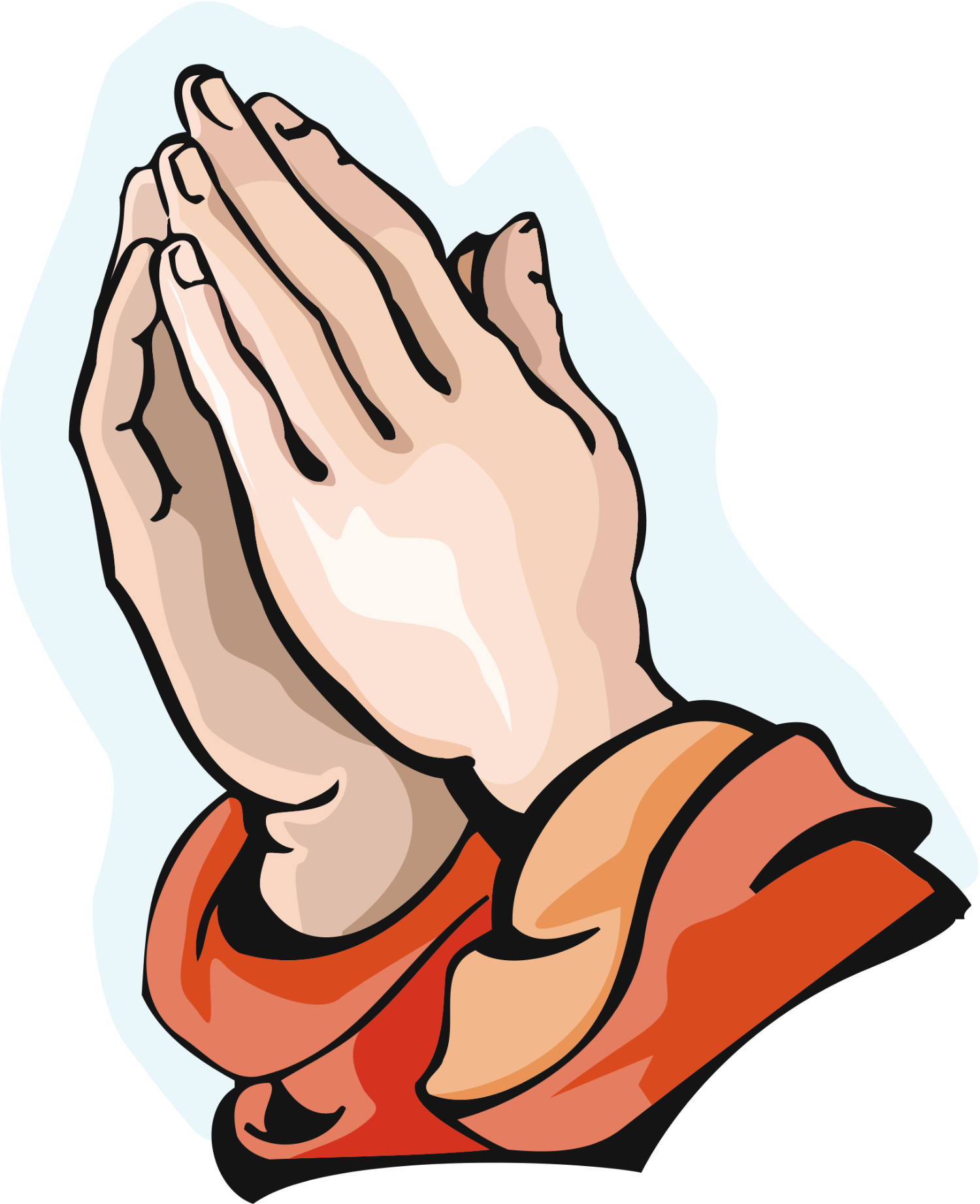 Praying Hands Clipart Cartoon Prayer Hands   Clipart
