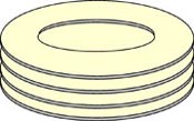 Stack Of Plates K0108