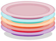 Stack Of Plates Stock Images