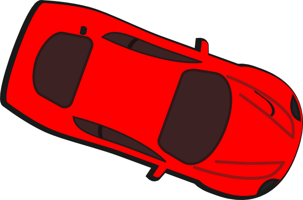 Car Png Top View Red 340 Clipart