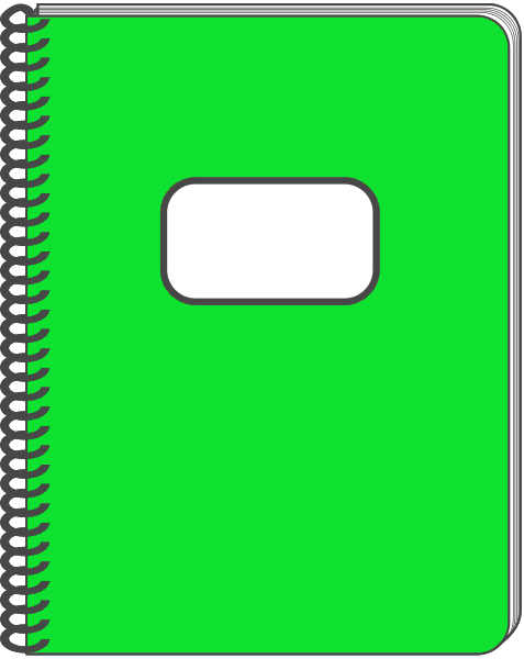 Com Education Supplies Notebook Spiral Notebook Green Png Html