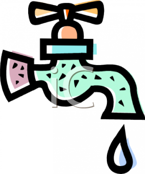 Faucet Clipart 0511 1001 2417 4837 Dripping Water Faucet Clipart Image