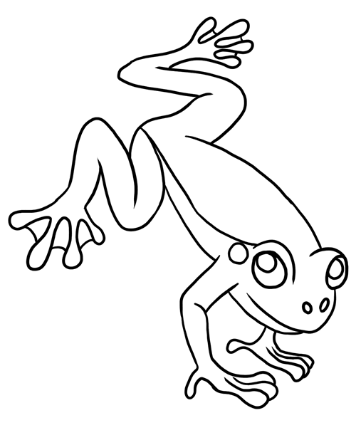 Free Frog Coloring Pages To Print Out And Color