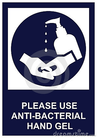 Hand Gel Sign Royalty Free Stock Images   Image  12980339