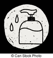 Hand Wash Gel Vector Clipart And Illustrations