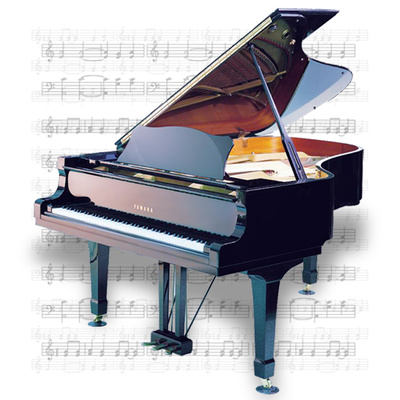 Piano Clip Art Grand Piano With Music Sheet   Just Free Image