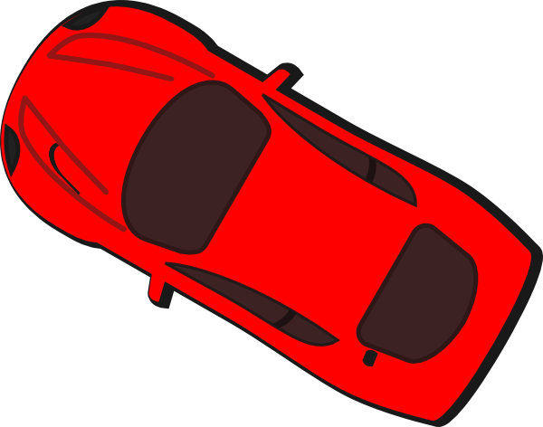 Red Car   Top View   150 Clip Art   Vector Clip Art Online Royalty