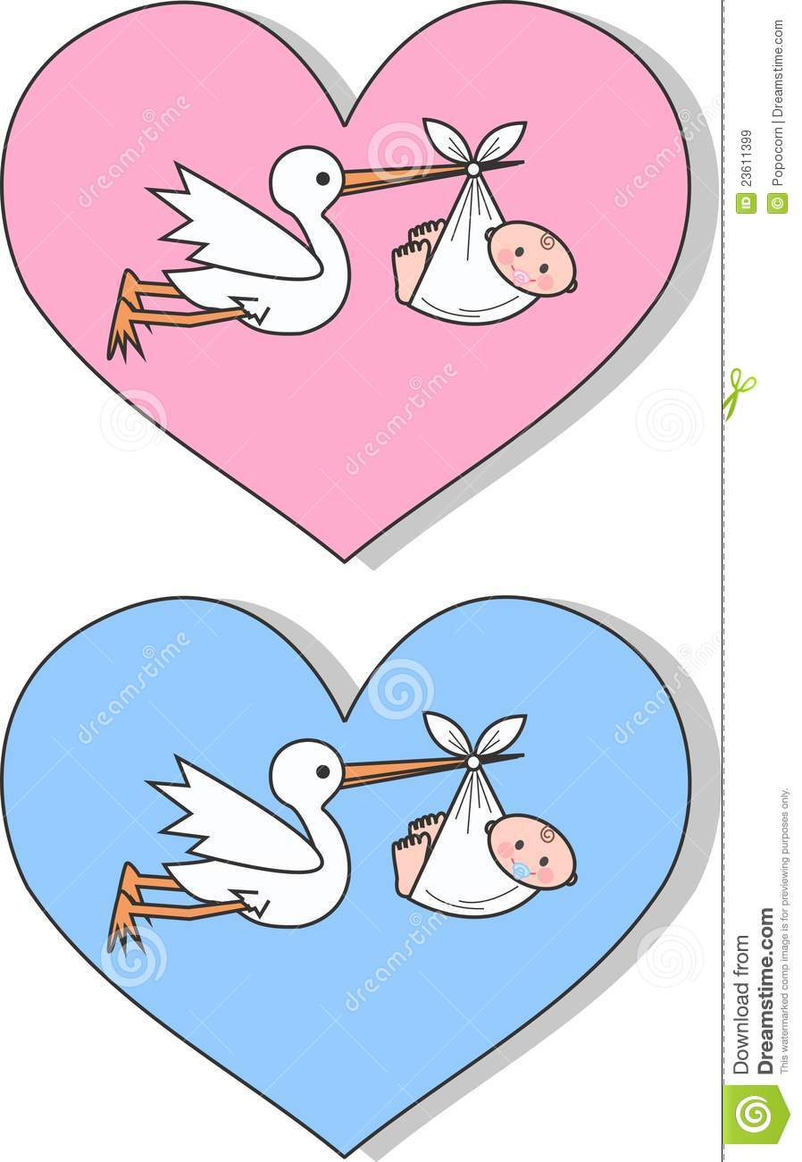 Bay Girl And Baby Boy Newborn Baby Announcement 
