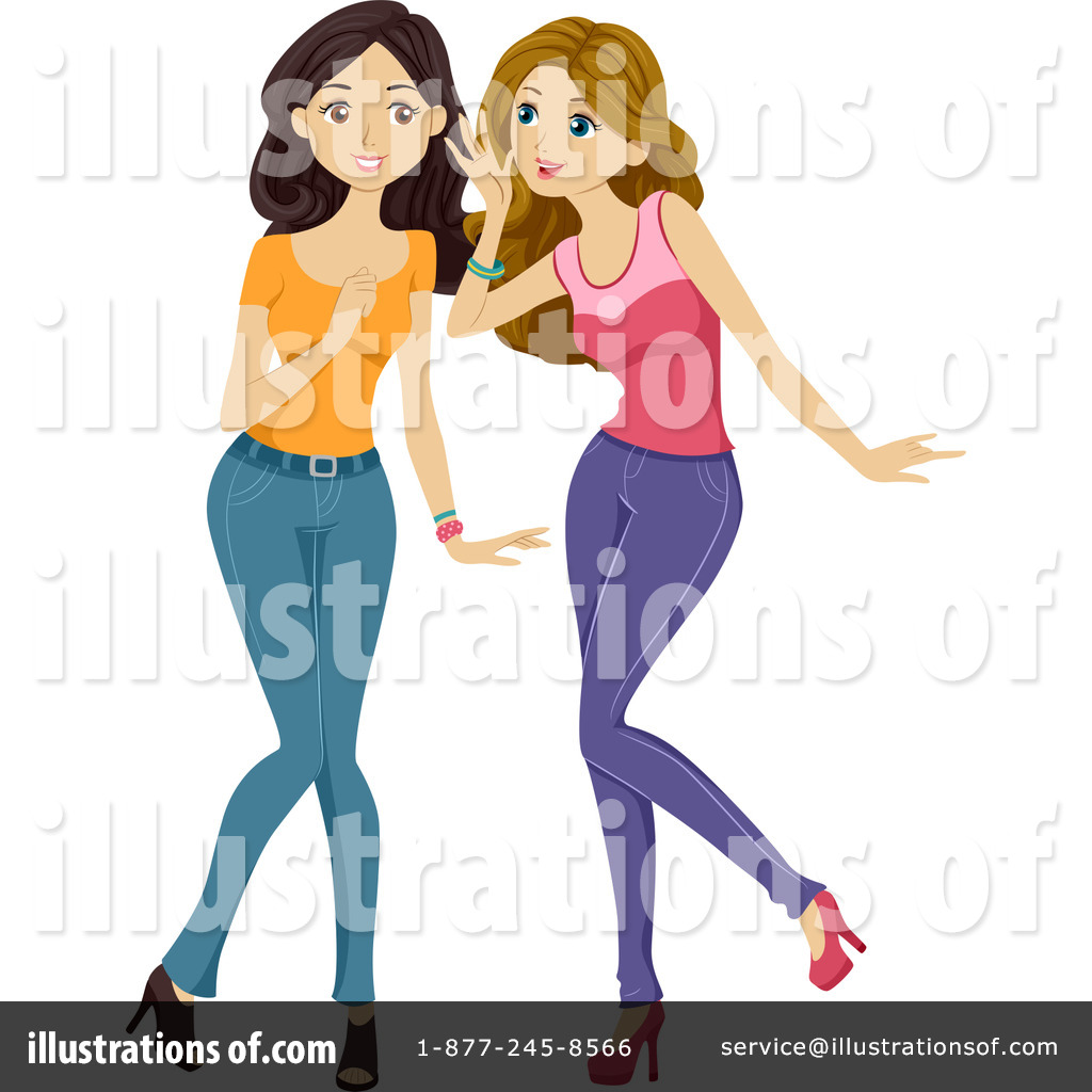 Girlfriends Clipart  1242613   Illustration By Bnp Design Studio