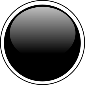 Glossy Black Circle Button Clip Art At Clker Com   Vector Clip Art
