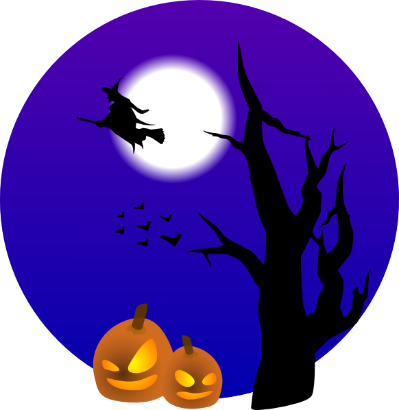 Halloween Scene Clip Art At Clker Com   Vector Clip Art Online