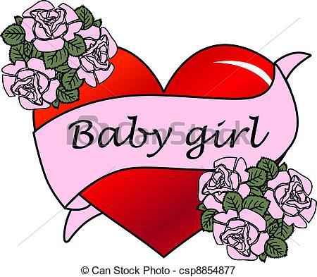 Of Newborn Baby Announcement Csp8854877   Search Eps Clipart    