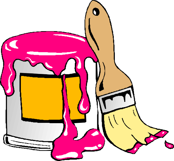 Pink Paint Clip Art At Clker Com   Vector Clip Art Online Royalty    