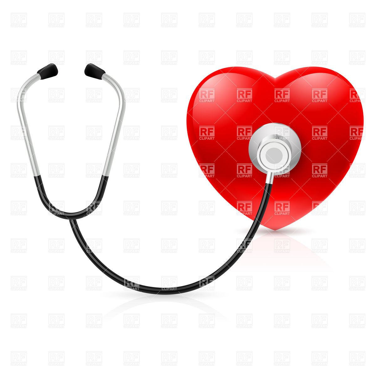 Stethoscope And Heart Download Royalty Free Vector Clipart  Eps