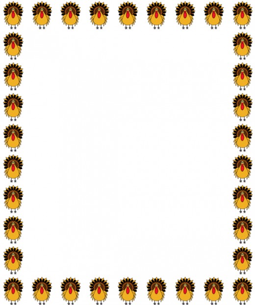 Thanksgiving Clip Art Frame   Right Click Image   Save As