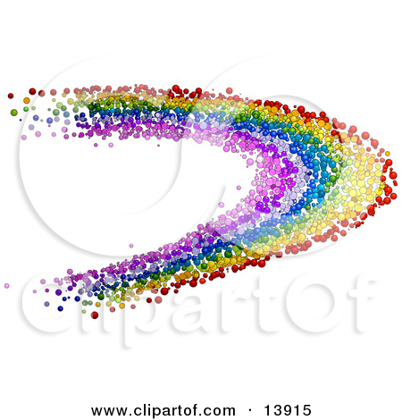 Colorful Rainbow Made Of Bubbles Clipart Illustration By Geo Images