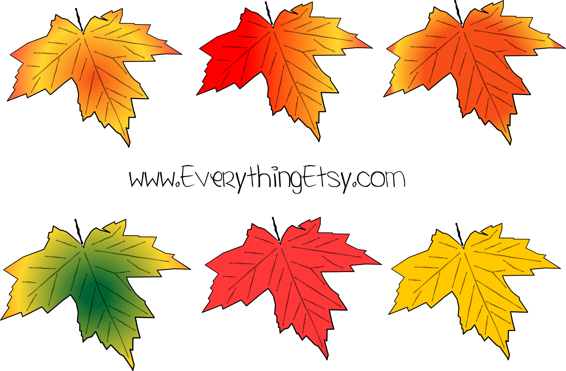 Fall Leaves A Little Early  5 Free Etsy Banners For Fall