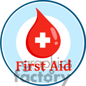 First Aid Blood Drop Clipart