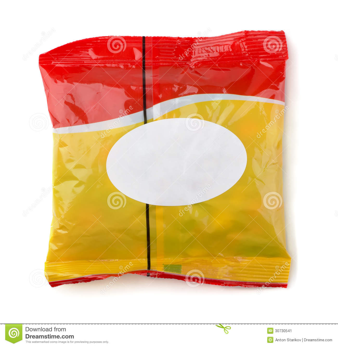 Food Packet With White Label Isolated On White Mr No Pr No 2 533 4