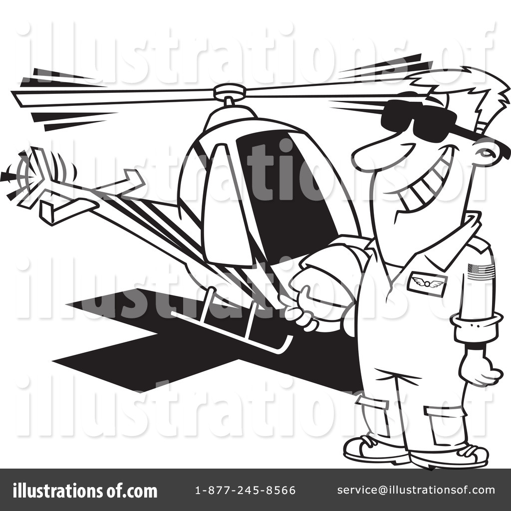 Helicopter Clip Art Black And White